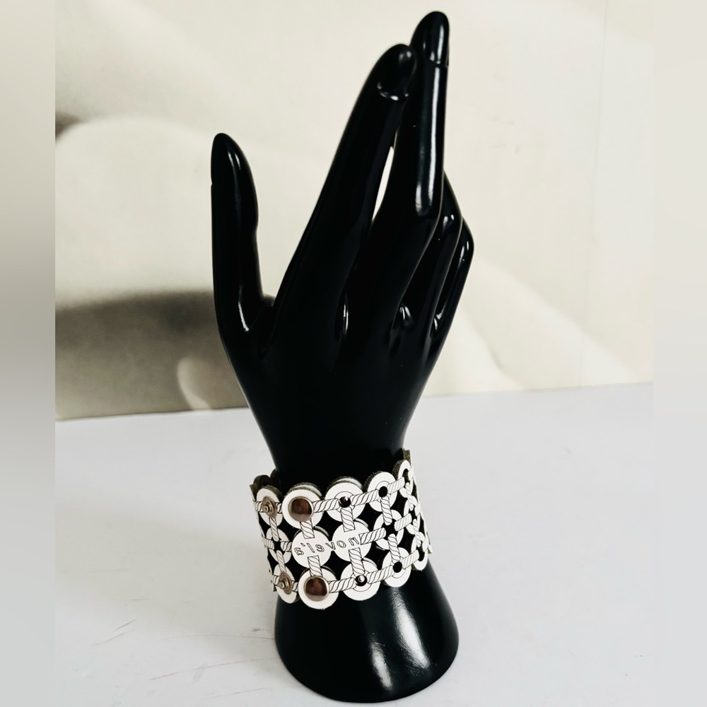 A’ Levon leather bracelet